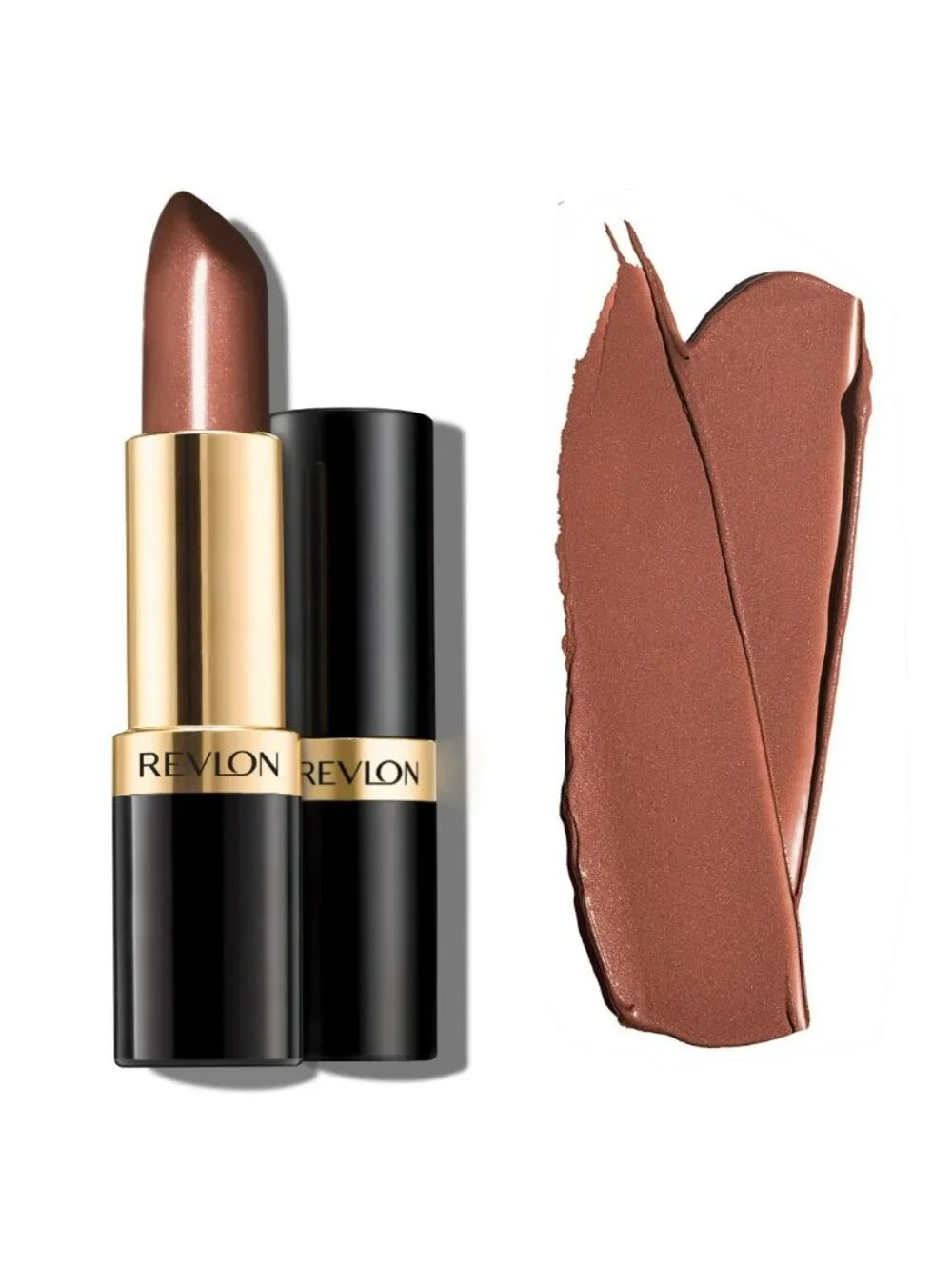 Revlon Super Lustrous Lipstick 300 Coffee Bean Pearlized Finish Frosted Brown